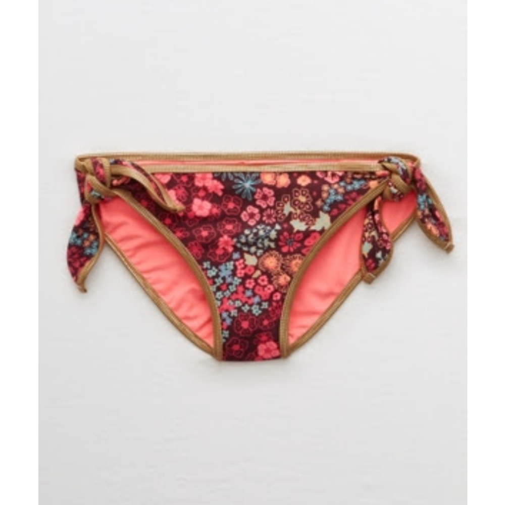 NWT Aerie bikini swimsuit bottoms pink & blue - Women's Medium